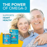 Mini cápsulas blandas de aceite de pescado Omega 3, sabor limón