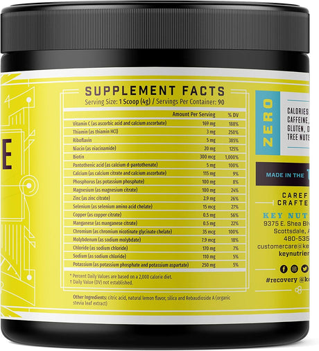 Suplementos Polvo de electrolitos de limonada sin gluten