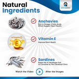 Vitaminas Aceite de pescado omega 3 para perros de pescado