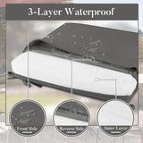 Basic Beyond Cojines para sillas de exterior para muebles de patio, impermeables, juego de 4 cojines de asiento de exterior de 19 x 19 pulgadas, cojines para sillas de patio con lazos y asa, color