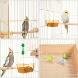 Jaula para pájaros de hierro blanca Yaheetech