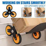 Carretilla de Escalera, 2 en 1, 350 lbs, 6 Ruedas, Modelo X123