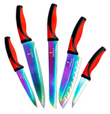 Juego de cuchillos de cocina SiliSlick 5 cuchillos elegantes