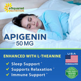 Píldoras de suplemento de apigenina para el sueño
