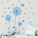 Pegatinas de Pared Flor y Mariposas Supzone para Decoración