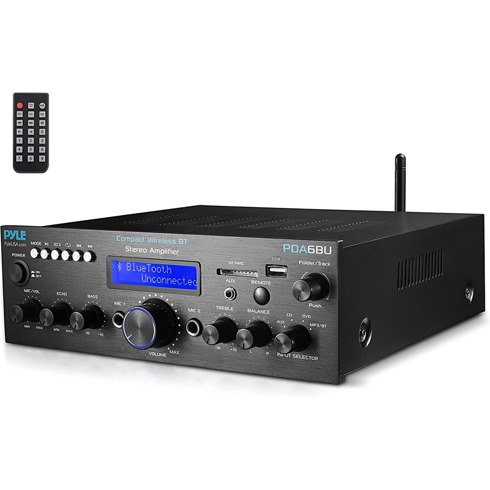 Amplificador de potencia inalámbrico PYLE-HOME PDA6BU.6