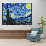 Póster Starry Night Vincent Van Gogh Decoración Moderna Retro