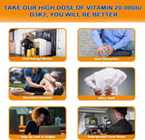Vitamina D3 20,000 IU + K2 200mcg - Salud Ósea y Muscular