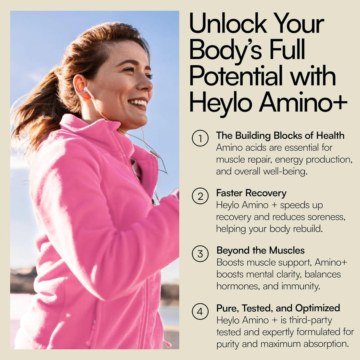 Suplemento Aminoácidos Amino+ Amino+ Amino+ 150 Tabletas
