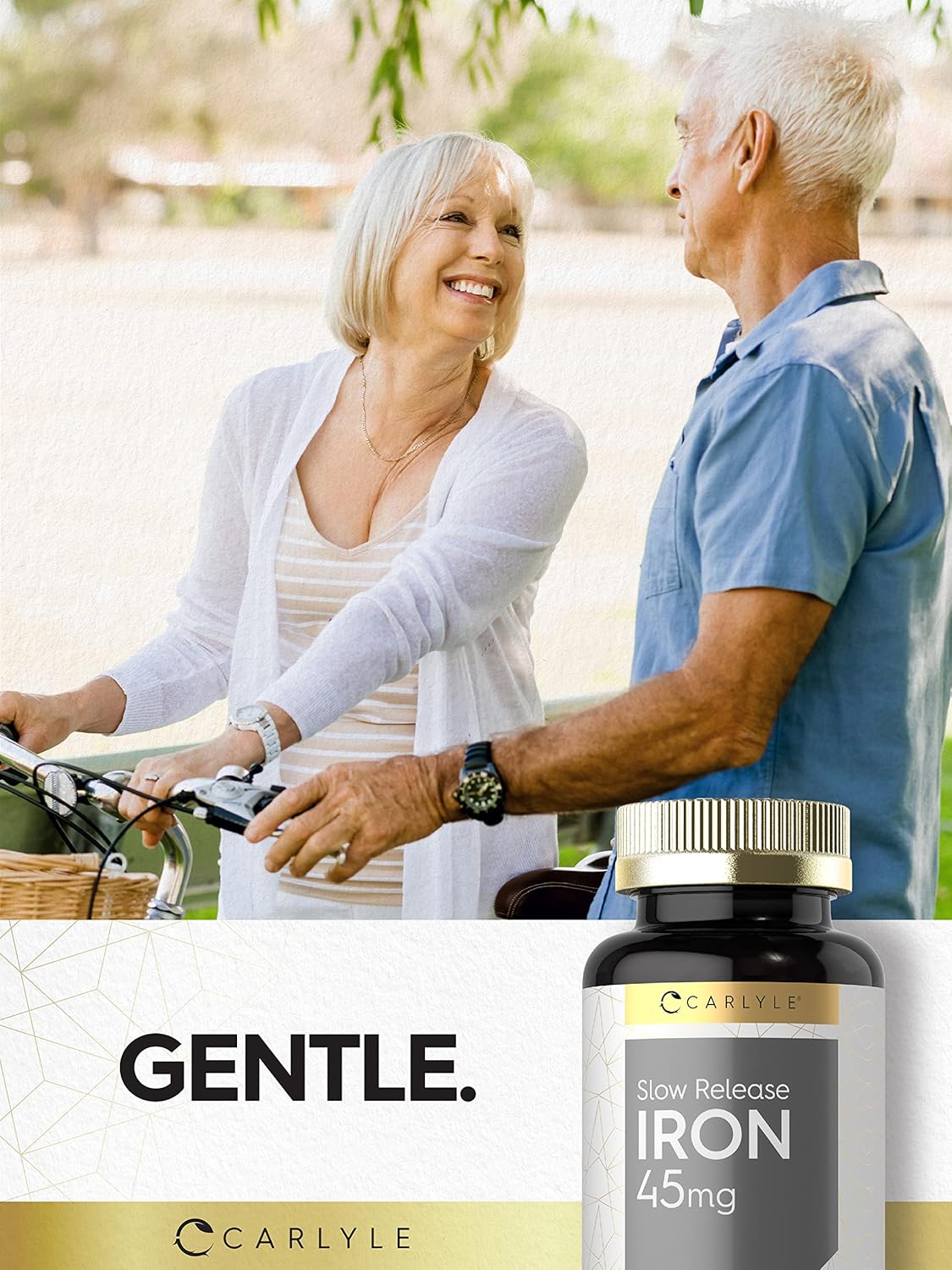 Carlyle Hierro Lenta 45 mg 180 Comprimidos Suplemento