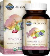 Multivitamínico Orgánico Garden of Life para Mujeres, 60 Tabletas