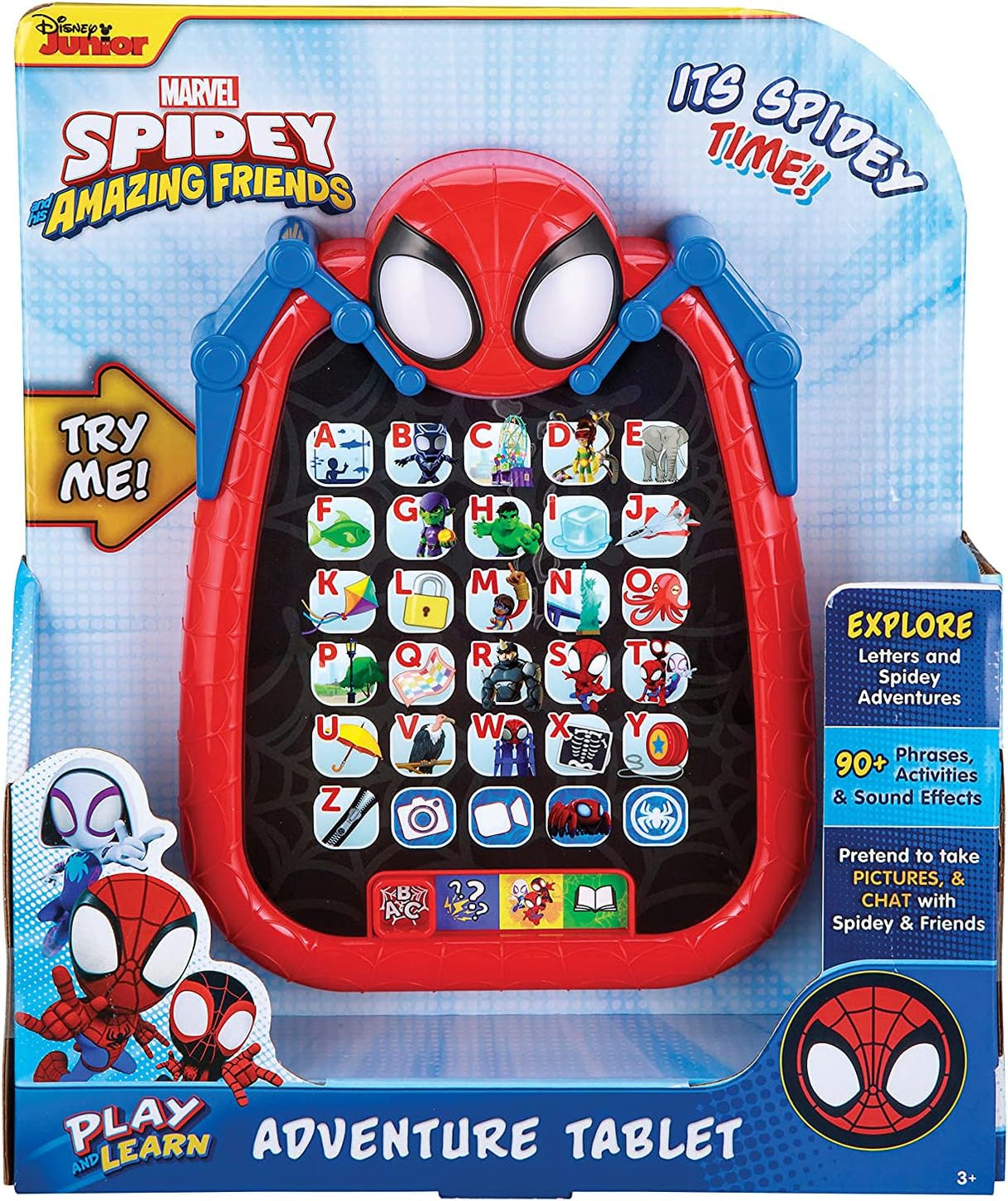 Tablet Infantil Spidey: Juegos Educativos y Aprendizaje ABC