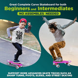 Skateboards o patineta lila Hurtle HCSK159