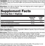 Ácido Hialurónico Triple Fuerza 60mg 30 VegCaps SOLARAY