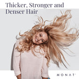 MONAT  Acondicionador vegano para adelgazar el cabello.