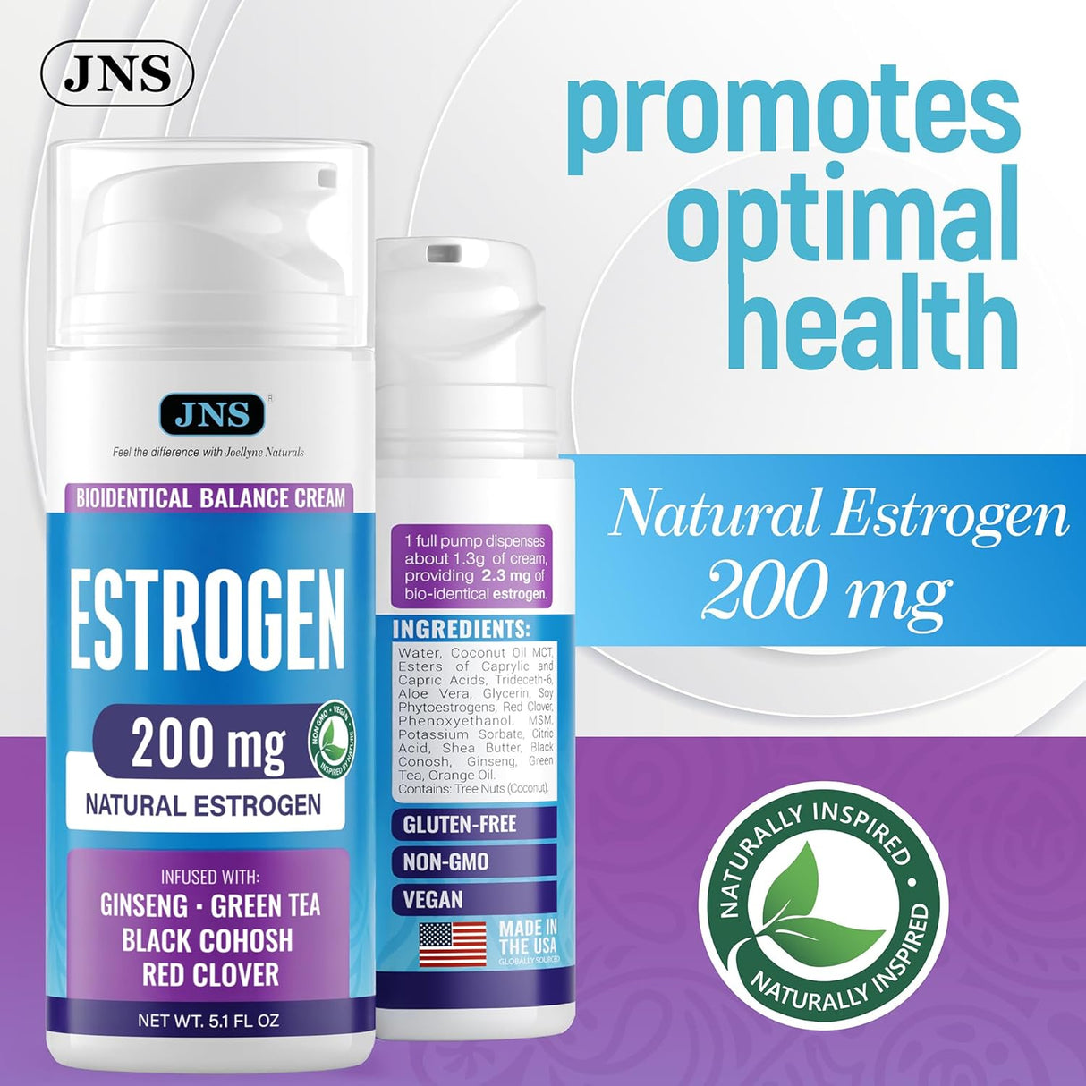Crema de Estrógeno para Menopausia, 5.1 oz