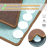 Rascador para gatos de sisal con cintas de velcro marrón