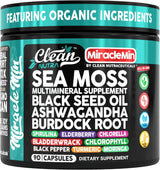 Capsulas de Nutra Sea Moss con Ashwagandha, 90 Vegan – MiracleMin