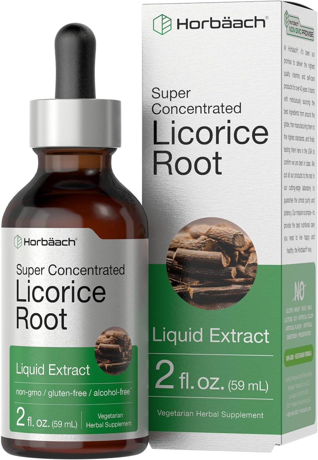 Extracto de Regaliz Horbäach | 2 fl oz | Sin Alcohol, Vegetariano