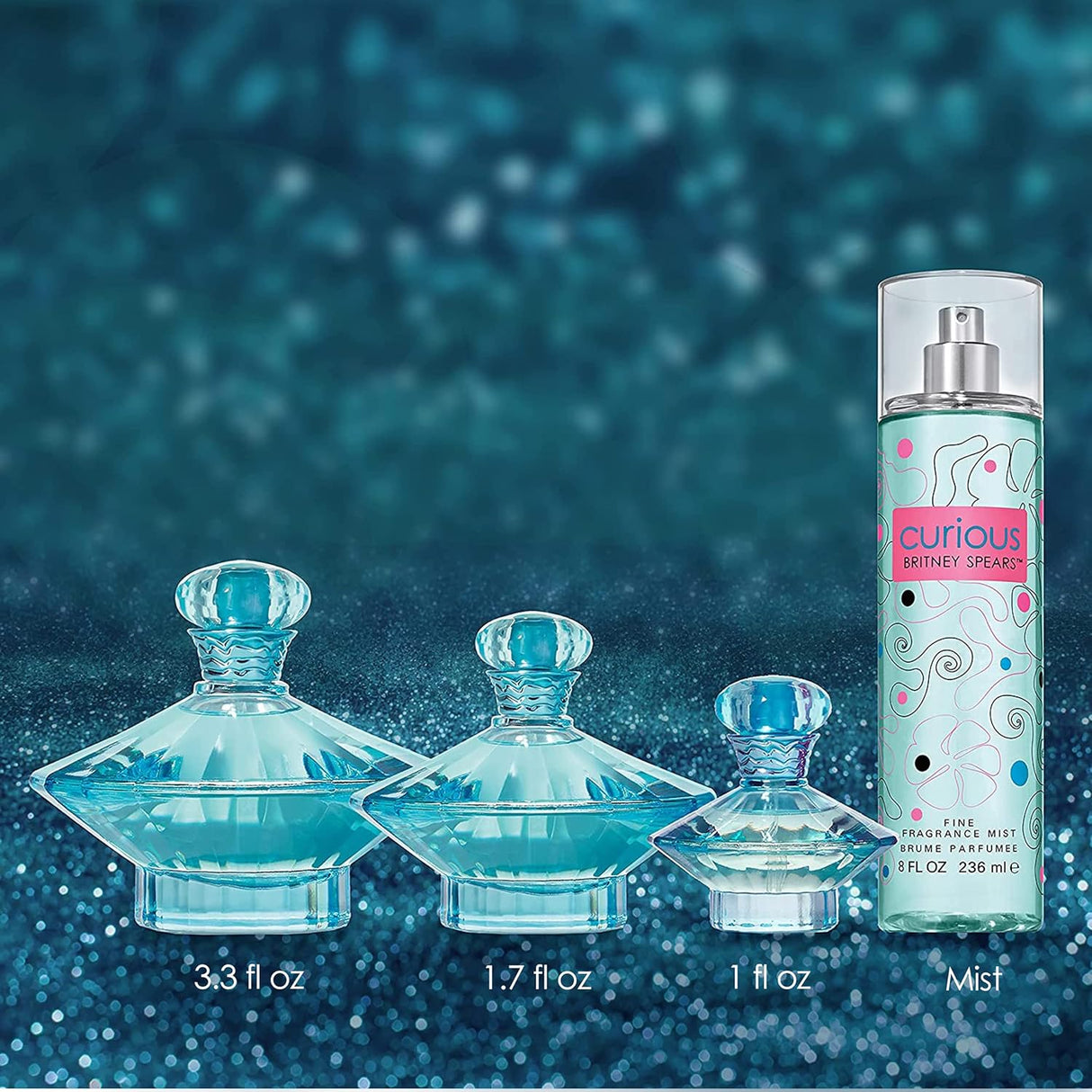 Perfume para mujer Britney Spears Curious 1 fl oz