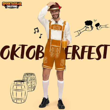 Disfraz Bavaro de Oktoberfest, Spooktacular Creations, Set Adulto