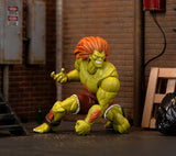 Figura Blanka Street Fighter II Jada, 1:12, articulada, accesorios, 7
