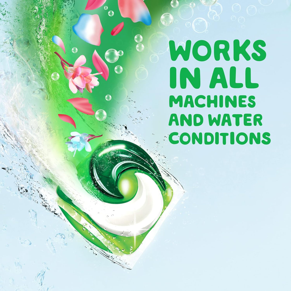 Gain flings Laundry Detergent Soap Pacs HE Compatible 112 ct Long Lasting Scent Spring Daydream