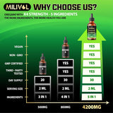 Oregano Oil Líquido 5en1 con SemillaNegra, Elderberry, Ajo, Olivo 2oz