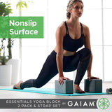 Bloque Yoga Gaiam Eva Antideslizante Soporte