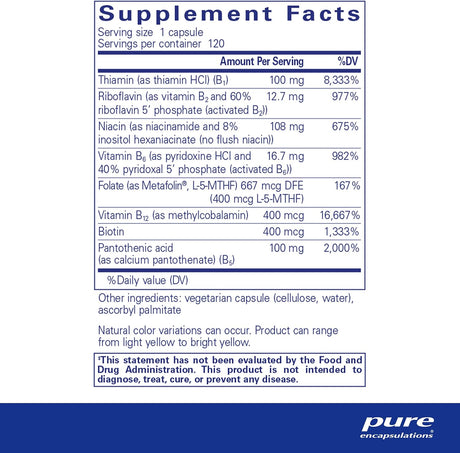 Suplementos Alimenticios Complejo B Plus