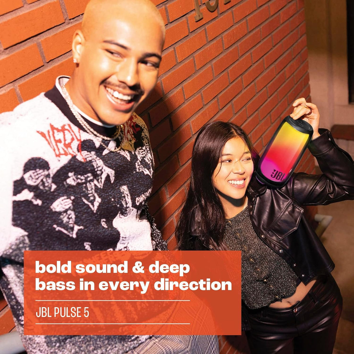 JBL Pulse 5 - Altavoz Bluetooth Portátil con Luces y Sonido Pro