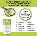 Polvo de Té Verde Matcha Culinario Orgánico y Antioxidante