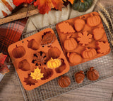 Molde de Silicona Webake para Pasteles de Otoño, 2 Pcs