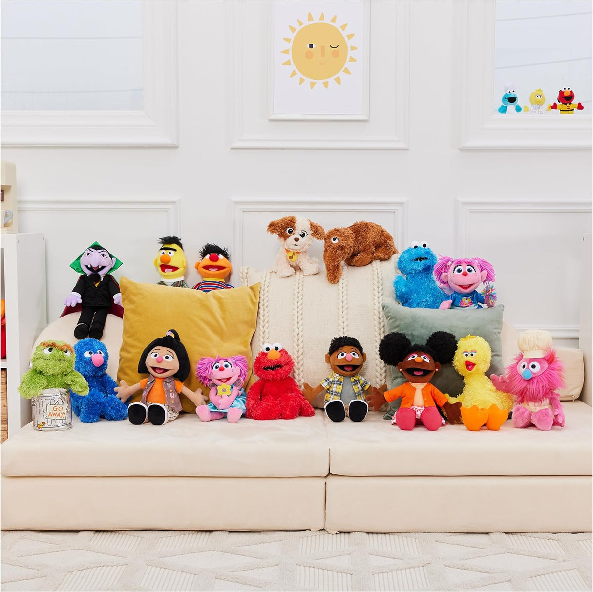Muñeco de peluche Bert Muppet de GUND, 14” para 1 año en adelante
