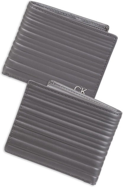 Billetera Minimalista de Cuero RFID Calvin Klein con Tarjetero