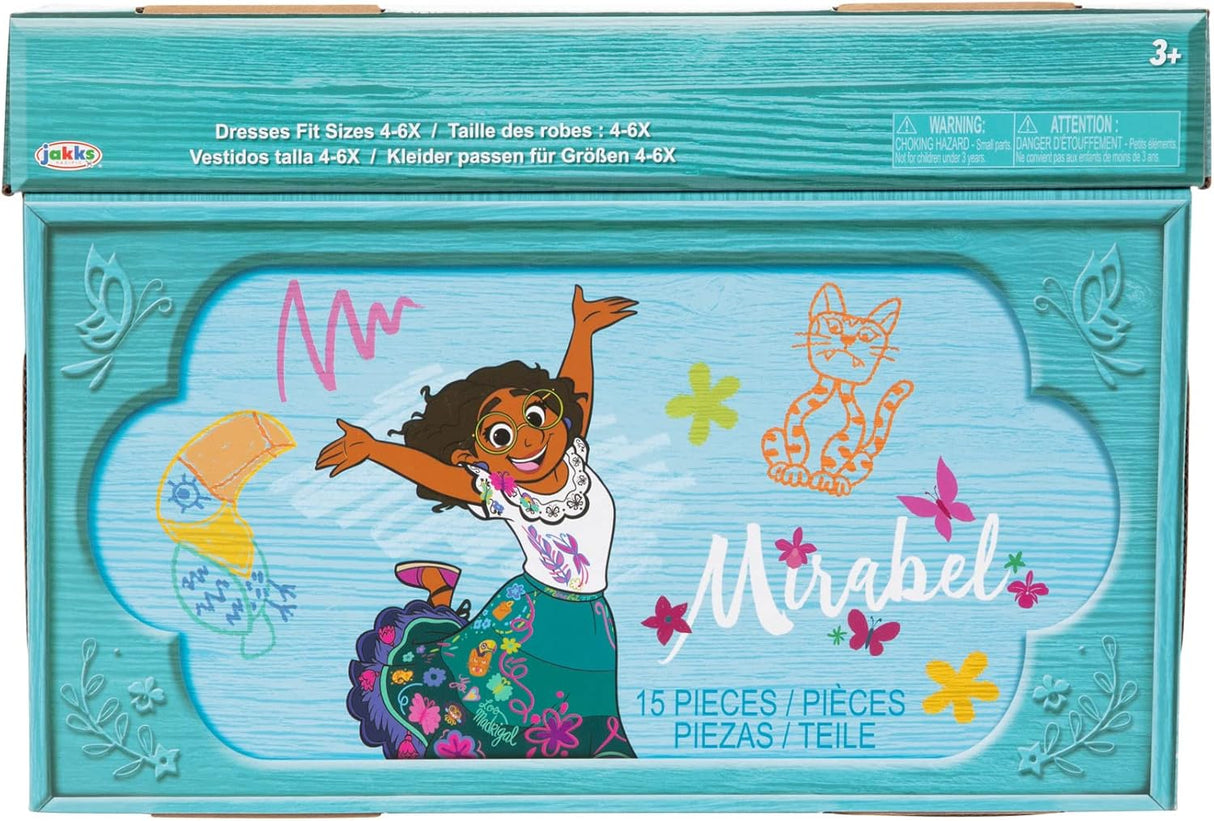 2 disfraces de Mirabel e Isabella en poliéster talla 4-6