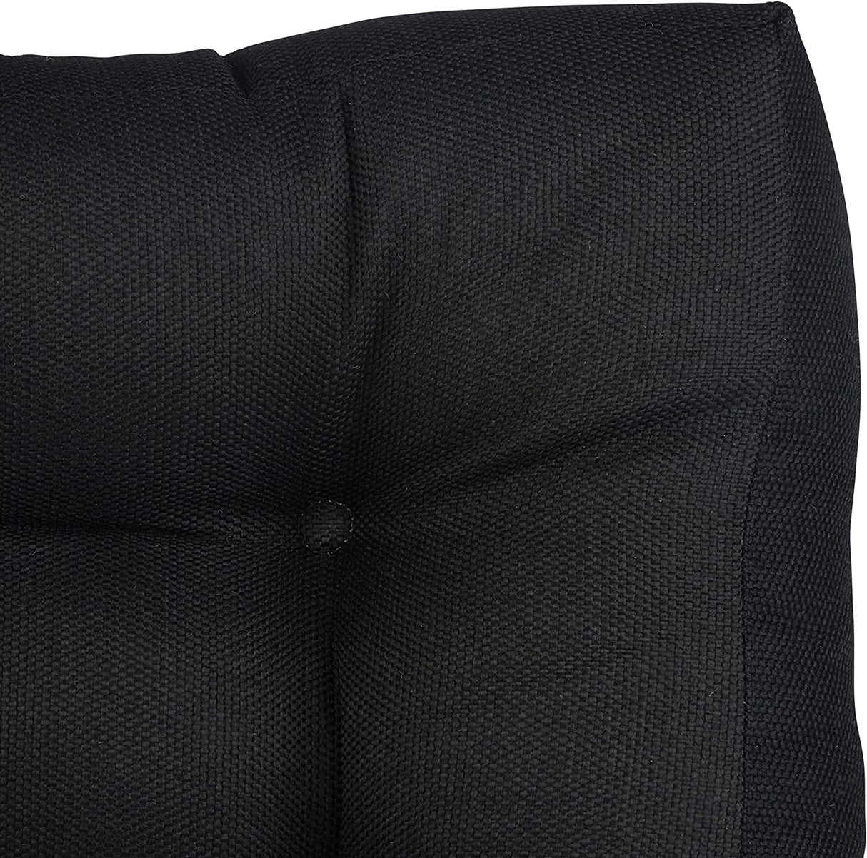 Klear Vu Gripper - Cojines de suelo antideslizantes para adultos, almohada cuadrada extra gruesa, ideal para yoga, sentarse o descansar, 21 x 21 pulgadas, 1 unidad, negro medianoche