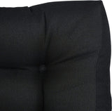 Klear Vu Gripper - Cojines de suelo antideslizantes para adultos, almohada cuadrada extra gruesa, ideal para yoga, sentarse o descansar, 21 x 21 pulgadas, 1 unidad, negro medianoche