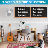 Ventilador de Pared Oscilante Comfort Zone, 16, CZ16WR