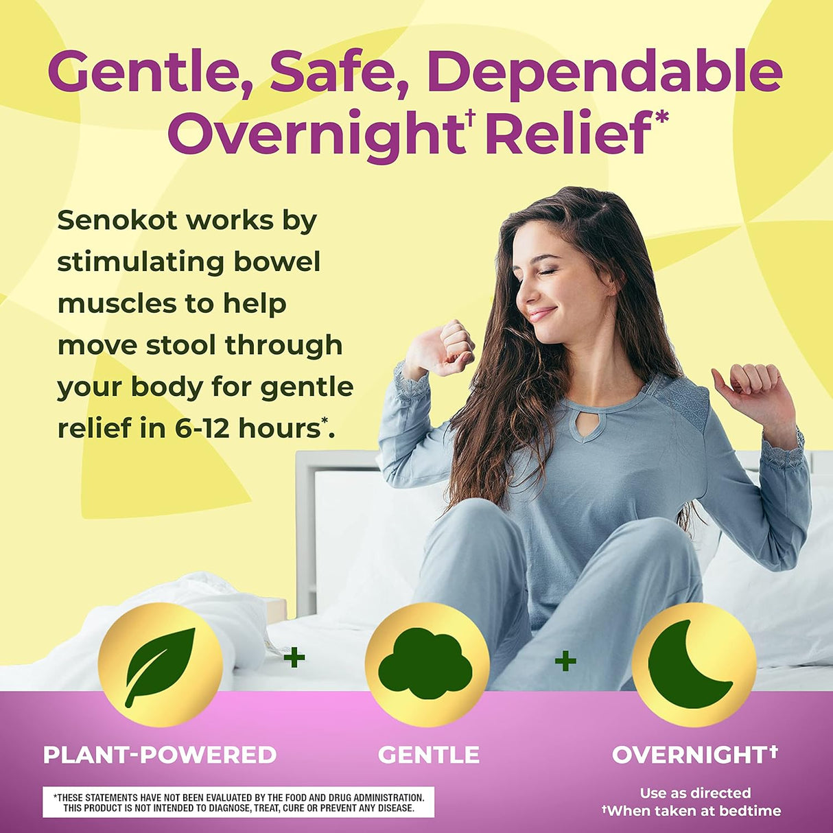 Suplementos laxantes de suplemento dietético Senokot
