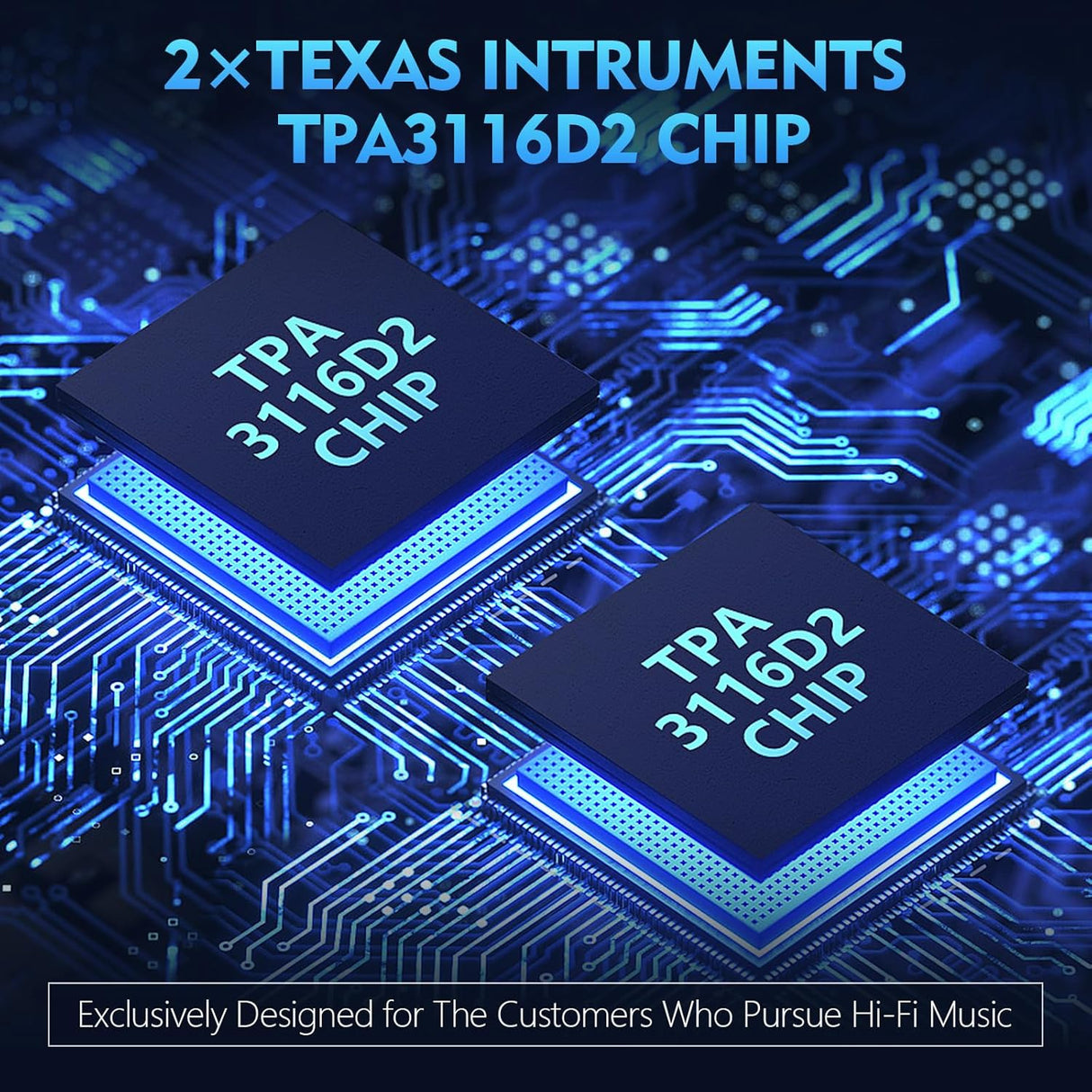 Amplificador de Audio HiFi 2.0, Bluetooth 5.3, AK-3116