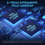 Amplificador de Audio HiFi 2.0, Bluetooth 5.3, AK-3116