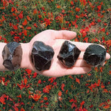 LAIDANLA Obsidiana negra de 2 pulgadas, piedras naturales