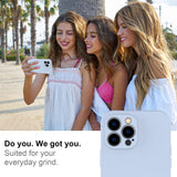 DEENAKIN Funda para iPhone 13 Pro Max con protector de pantalla, cubierta de goma de gel de silicona líquida suave y duradera para iPhone 13 Pro Max de 6.7 pulgadas, color azul claro