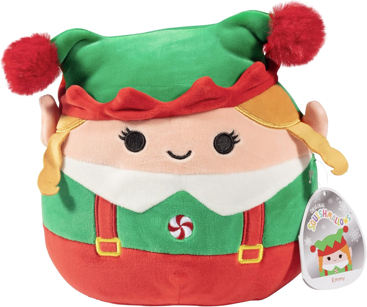 Peluches Squishmallow Emmy The Christmas Elf de 8 pulgadas