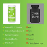 Suplementos Vitamina liposomal  D y K Sin OMG sin gluten 365