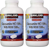 Glucosamina HCI Extra Fuerte con MSM Kirkland Signature 375x2