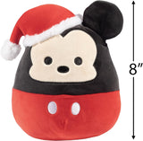 Peluche Squishmallow de Navidad de Mickey Mouse de Disney 8
