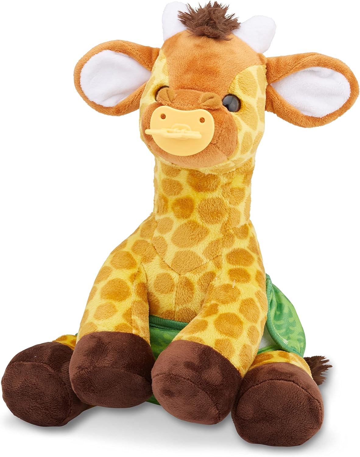 Giraffe de peluche 11 Melissa & Doug con chupete y biberón