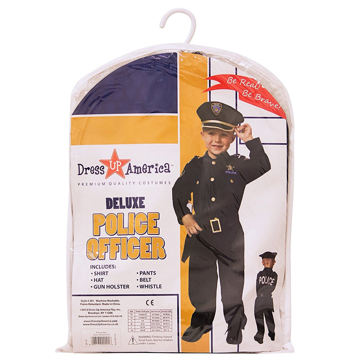 Dress Up America Deluxe Police Dress Up Costume Set